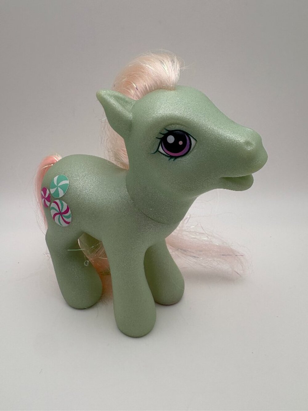 My Little Pony (MLP) Minty Tinsel Hair Peppermint Candy G3 2002 (MLP: LOT1-26)